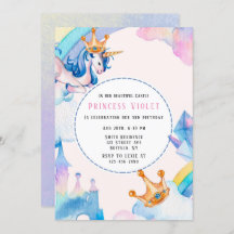 Princess Unicorn Castle 00th Birthday Party