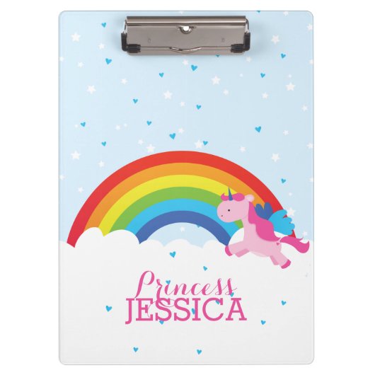 Princess Unicorn Klembord (Voorkant)
