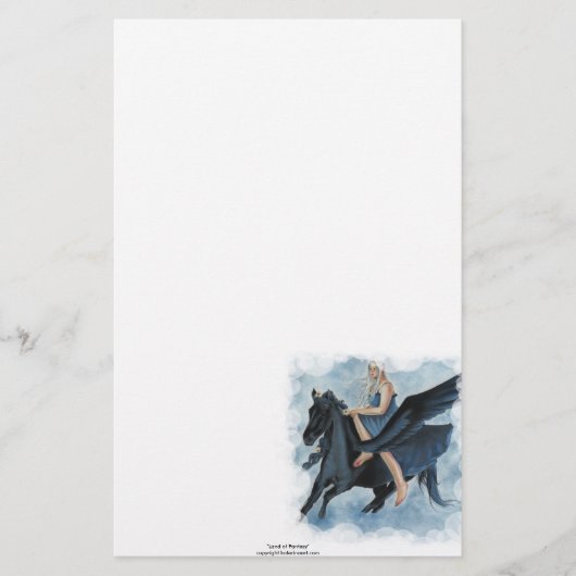 Princess Unicorn Stationery Briefpapier (Voorkant)