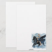 Princess Unicorn Stationery Briefpapier (Voorkant / Achterkant)