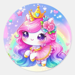 Princess Unicorn Sticker