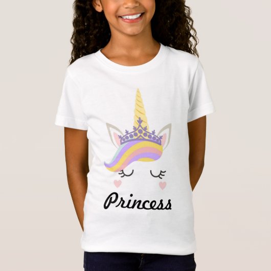 Princess Unicorn T-shirt (Voorkant)