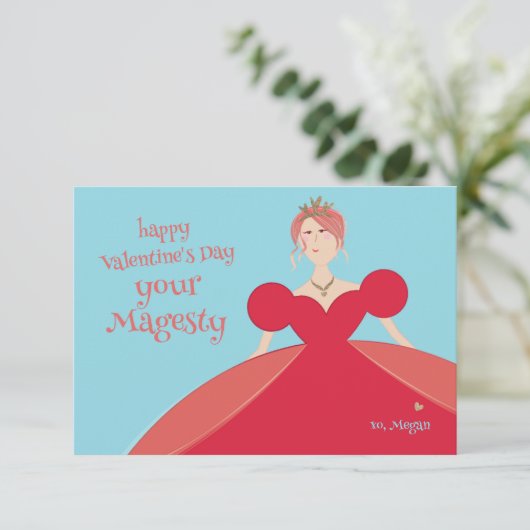  Princess Valentijnsdag Kaart (Staand voorkant)