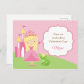 Princess Valentijnsdag Kaart Kinder Klaslokaal (Voorkant / Achterkant)