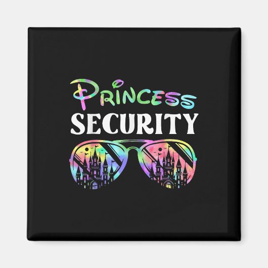 Princess Veiligheid Grappig Verjaardagsfeestje Mat Magneet (Voorkant)