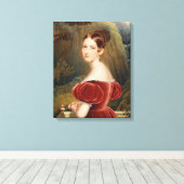 Princess Victoria Canvas Afdruk (Insitu (Houten vloer))