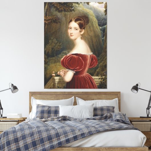 Princess Victoria Canvas Afdruk (Insitu (Slaapkamer))