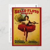 Princess Victoria  Circus Briefkaart (Voorkant / Achterkant)