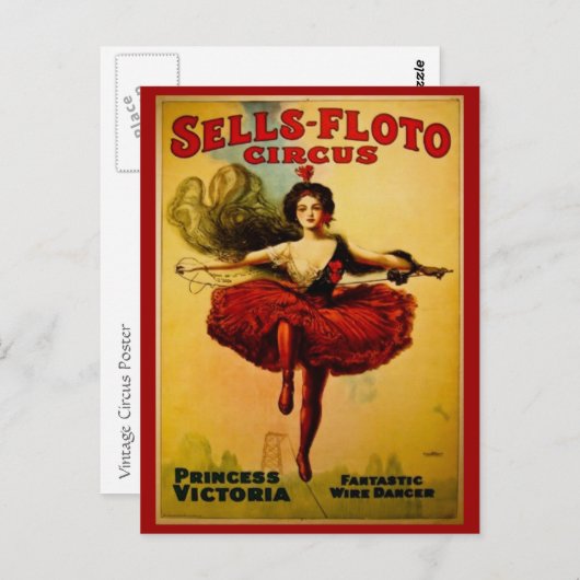 Princess Victoria Circus Briefkaart (Voorkant / Achterkant)