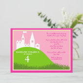 Princess voor een dag kaart (Staand voorkant)