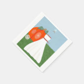  Princess Vrijgezellenfeest Papieren servetten (Hoek)