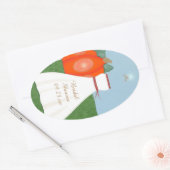 Princess Vrijgezellenfeest Stickers (Envelop)