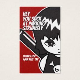 Princess Waarschuwing: Je hebt serieus getikt op p Visitekaartje