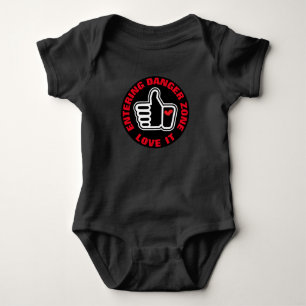 Princess Warning Danger Zone 2 Romper