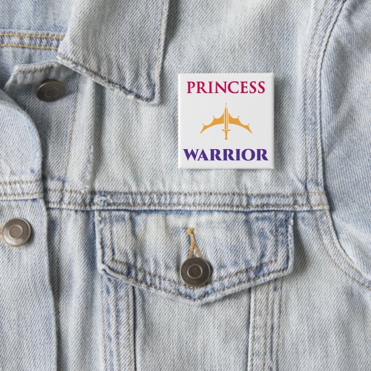 Princess Warrior Button (In situ)