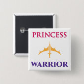 Princess Warrior Button (Voorkant /achterkant)