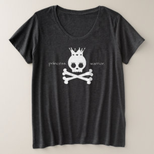 Princess Warrior dames plus-size shirt