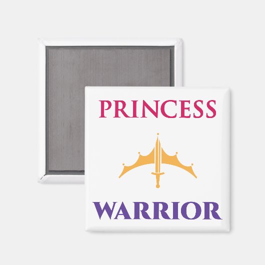 Princess Warrior Magnet (Voorkant / Achterkant)