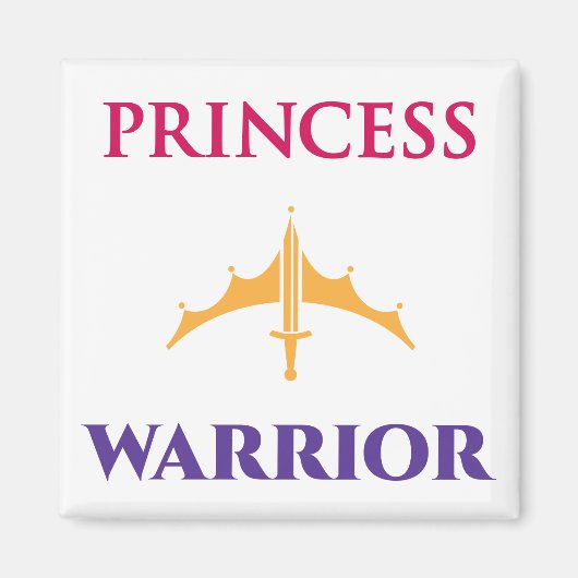 Princess Warrior Magnet (Voorkant)