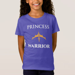 Princess Warrior Meisjes Shirt