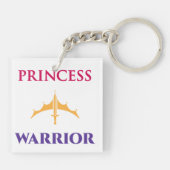 Princess Warrior Sleutelhanger (Achterkant)