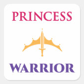 Princess Warrior Stickers (Voorkant)