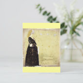 Princess Watching Geese Overhead Briefkaart (Staand voorkant)