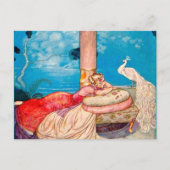 Princess & White Peacock Creëer Magic Briefkaart (Voorkant)