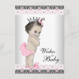 Princess Wishes for Baby Baby shower Kaart