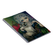 "Princess with a Ragdoll Cat"-laptop Notitieboek (Rechterzijde)