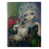 "Princess with a Ragdoll Cat"-laptop Notitieboek (Voorkant)