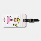 Princess with Wand Bagagelabel (Voorkant horizontaal)