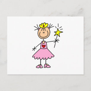 Princess with Wand Briefkaart