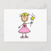 Princess with Wand Briefkaart (Voorkant)