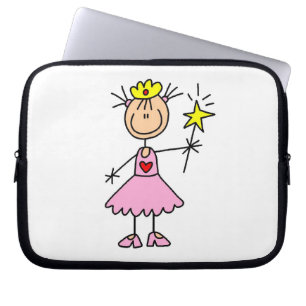 Princess with Wand Laptop Sleeve