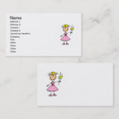 Princess with Wand Visitekaartje (Voorkant / Achterkant)