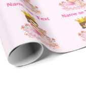 Princess Wrapping Paper, uw locatie en naam Cadeaupapier (Rol Hoek)