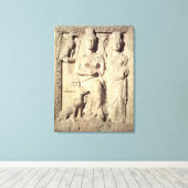 Princess Zenobia en een vrouw metgezel Canvas Afdruk (Insitu (Houten vloer))