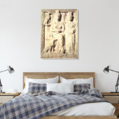 Princess Zenobia en een vrouw metgezel Canvas Afdruk (Insitu (Slaapkamer))