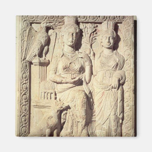 Princess Zenobia en een vrouw metgezel Magneet (Voorkant)