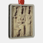 Princess Zenobia en een vrouw metgezel Metalen Ornament (Rechts)