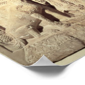 Princess Zenobia en een vrouw metgezel Poster (Hoek)