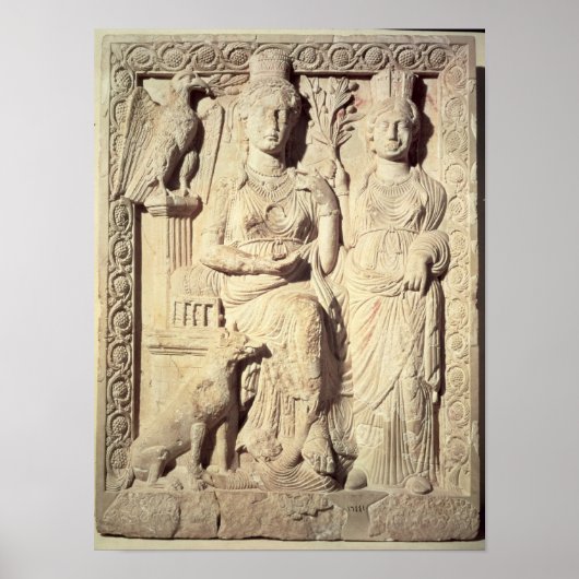 Princess Zenobia en een vrouw metgezel Poster (Voorkant)