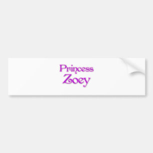 Princess Zoey Bumpersticker