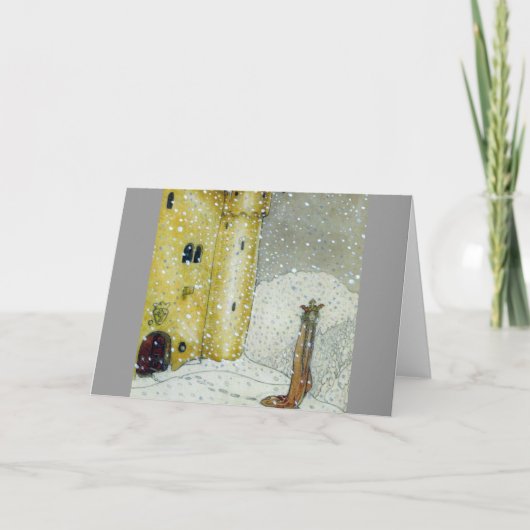 Princessa door SneeuwKasteel Feestdagen Kaart (Voorkant)