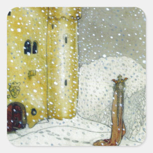 Princessa door Snowy Castle Vierkante Sticker