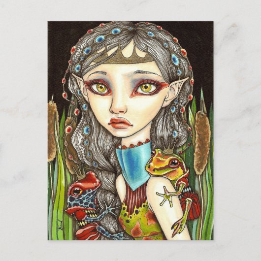 Princesse Grenouille Briefkaart (Voorkant)