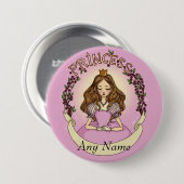 Princesse Ronde Button 7,6 Cm (Voorkant /achterkant)