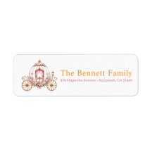 Princessenkoets Baby Shower Retouradres