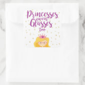 Princesses Draag bril naar stickers (Tas)